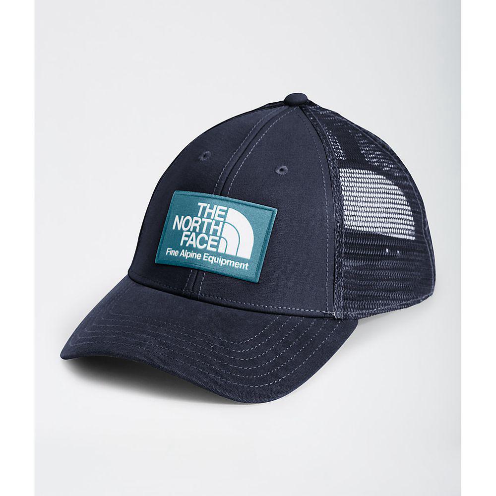 The North Face Mudder Ανδρικα Trucker Καπέλο - Σκουρο Μπλε / Μπλε (CPRU40128)